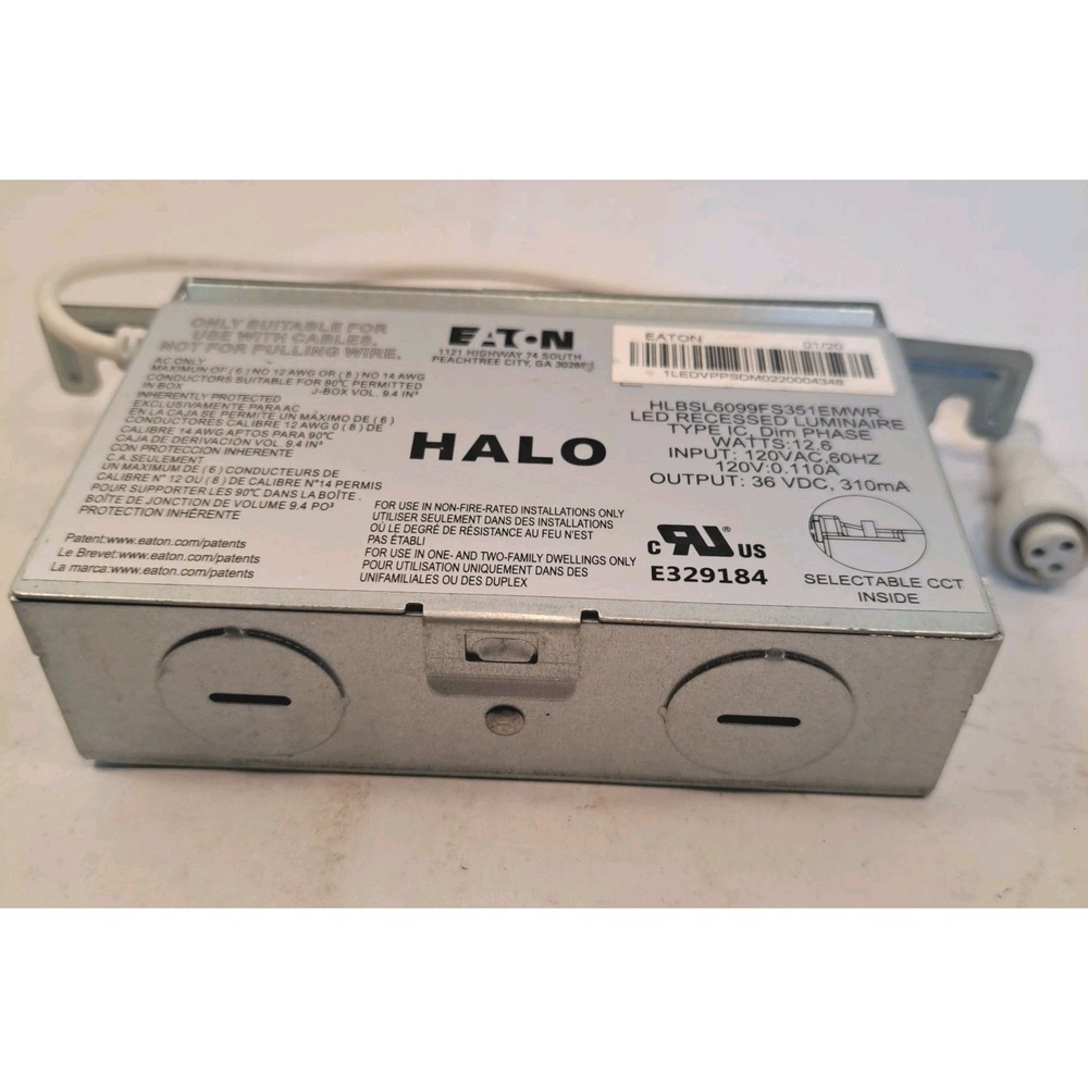Eaton Halo Cooper LED Recessed Light Driver E329184
